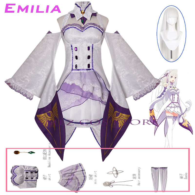 Anime Cosplay Costumes - Costume Cosplay di Emilia da Re