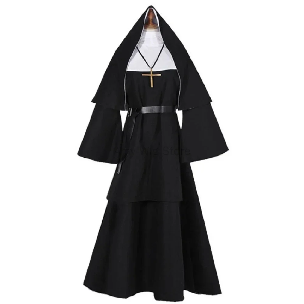 Anime Cosplay Plus Size - Costume da Suora per Donna, Spaventoso