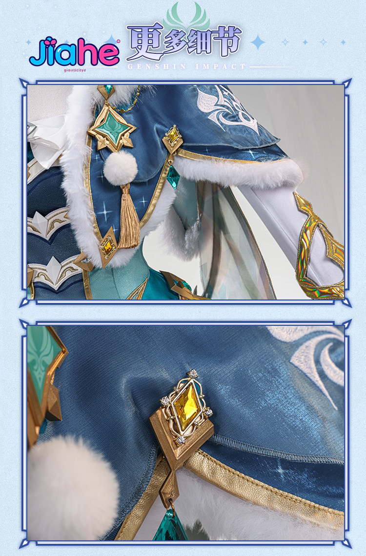 Anime Cosplay Dress - Costume Cosplay di Vesna Genshin Impact,