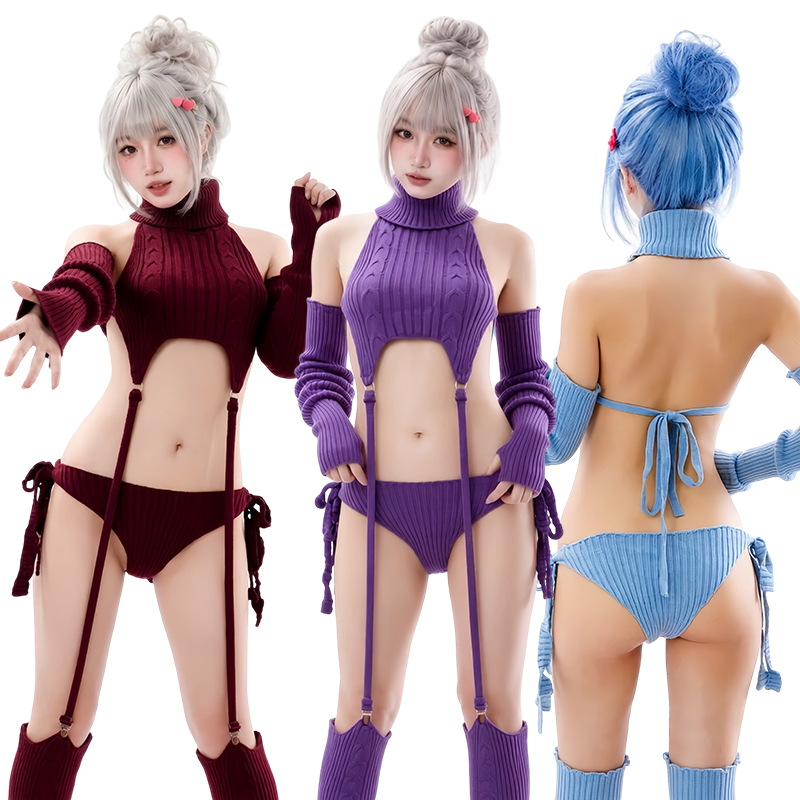 Anime Cosplay Thick - SENMHS Originale Nero Sexy Gotico Body