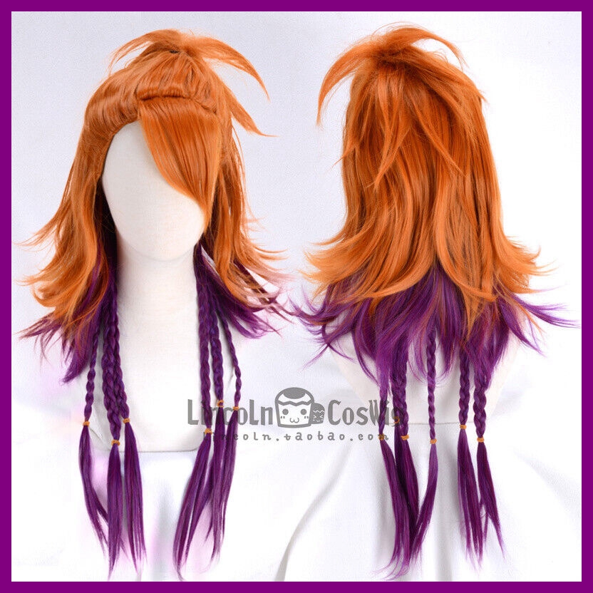 Anime Cosplay Long Black Hair - Parrucca Completa per Cosplay di Black