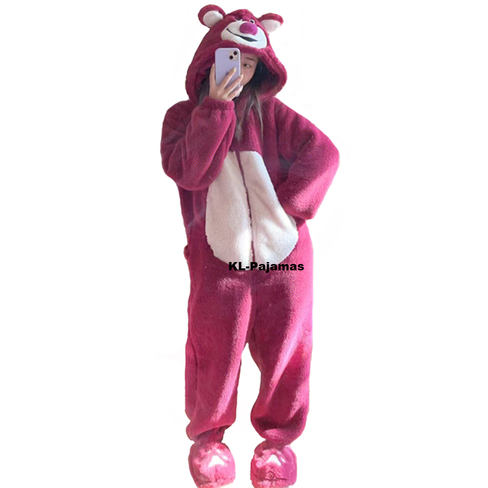 Anime Cosplay Thick - Pigiama animale tutina da donna inverno