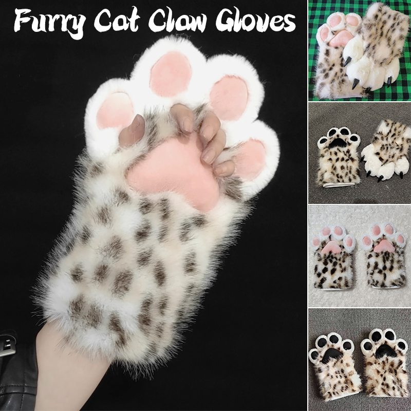 Anime Cosplay Lolita - Pelliccia sintetica Neve Artigli di leopardo