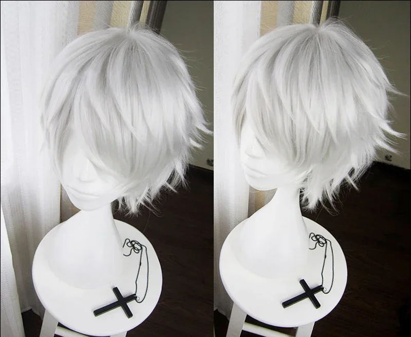 Anime Cosplay Tokyo Ghoul - Parrucche sintetiche Anime Tokyo Ghoul Kaneki