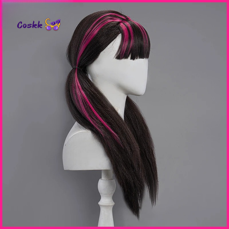 Parrucca per cosplay Draculaur - Anime Cosplay Long Black Hair recensione e prezzo