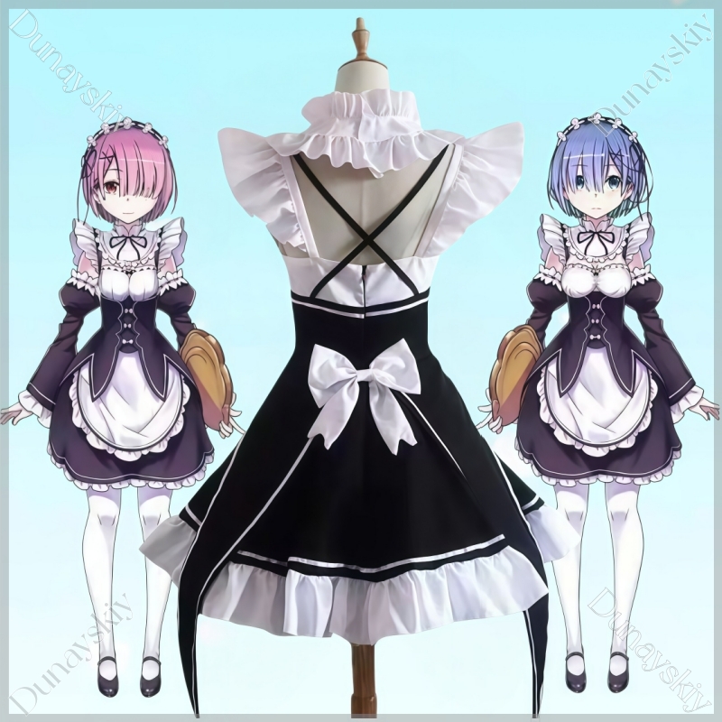 RE0 Rem Ram BJD Vestito da cam - Anime Cosplay Rem recensione e prezzo