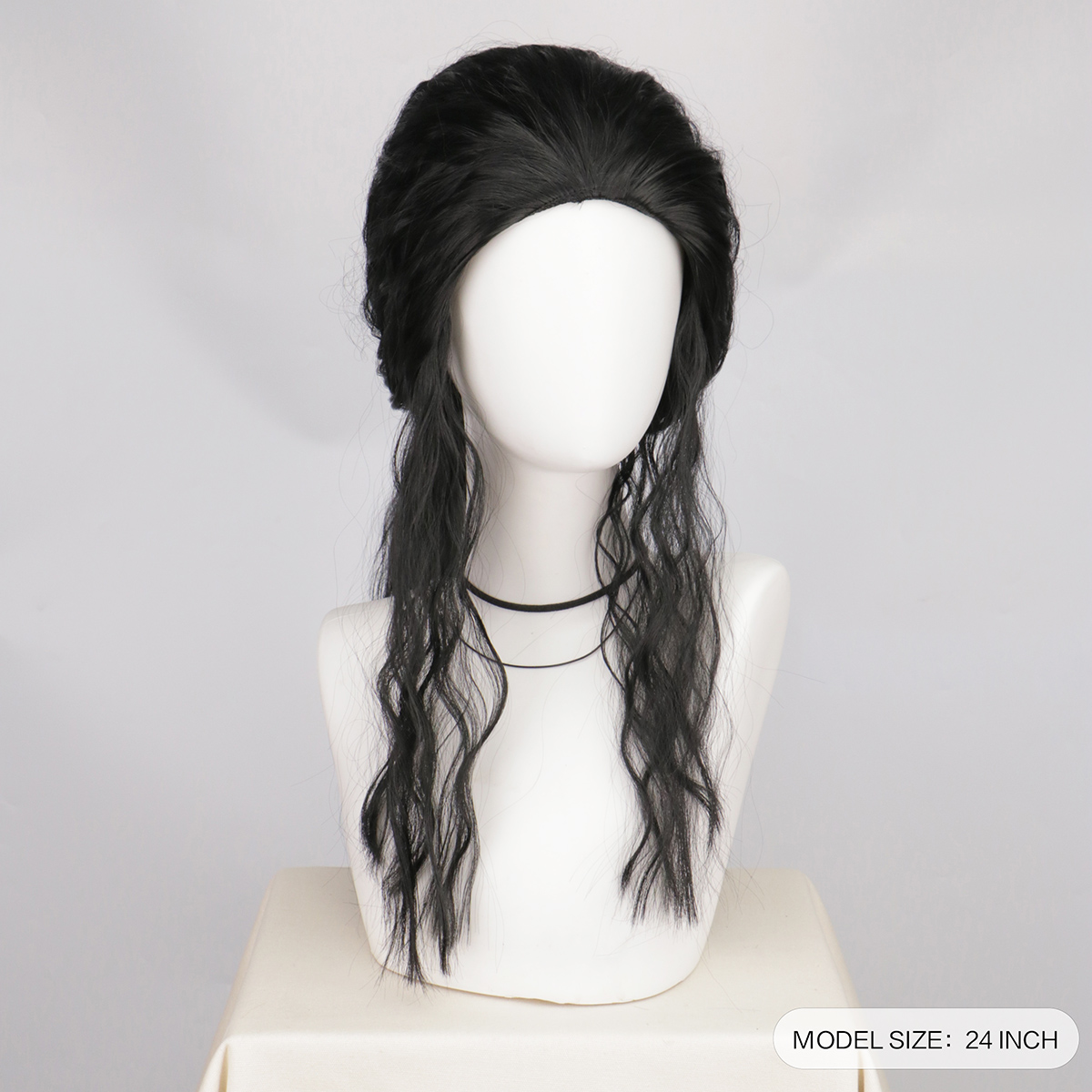Parrucca o Occhiali per Cospla - Anime Cosplay Long Black Hair recensione e prezzo