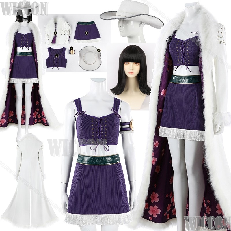 Costume cosplay Nico Anime Mov - Anime Cosplay Long Black Hair recensione e prezzo