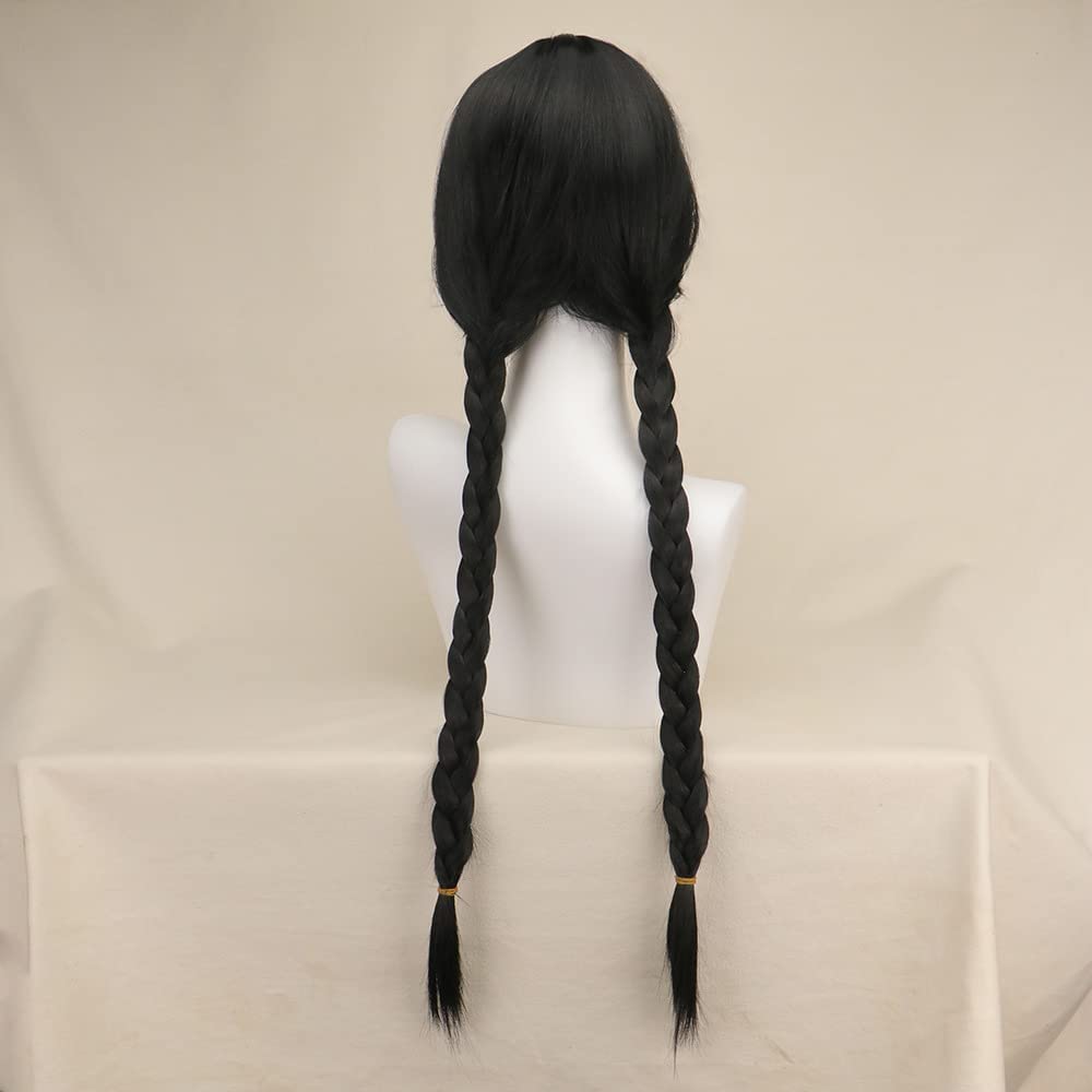 Parrucche lunghe gotiche per c - Anime Cosplay Long Black Hair recensione e prezzo