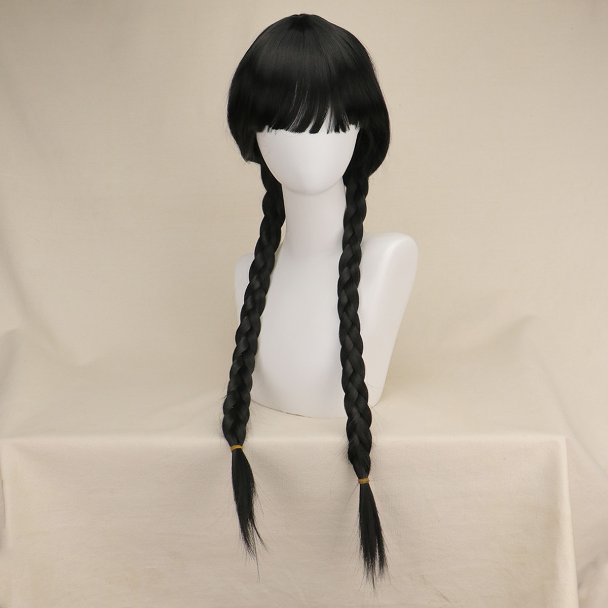 Parrucche lunghe gotiche per c - Anime Cosplay Long Black Hair recensione e prezzo