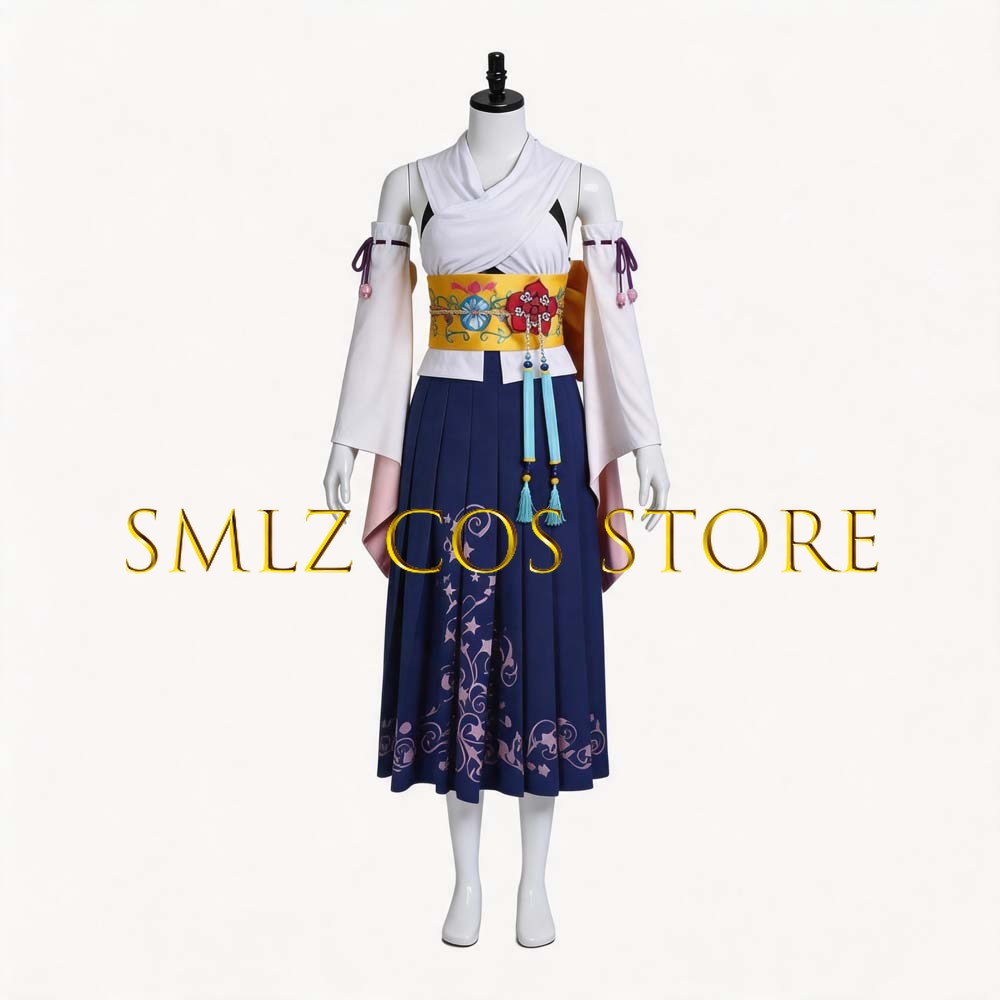 Costume Cosplay Smlz FFX Yuna  - Anime Cosplay Dress recensione e prezzo