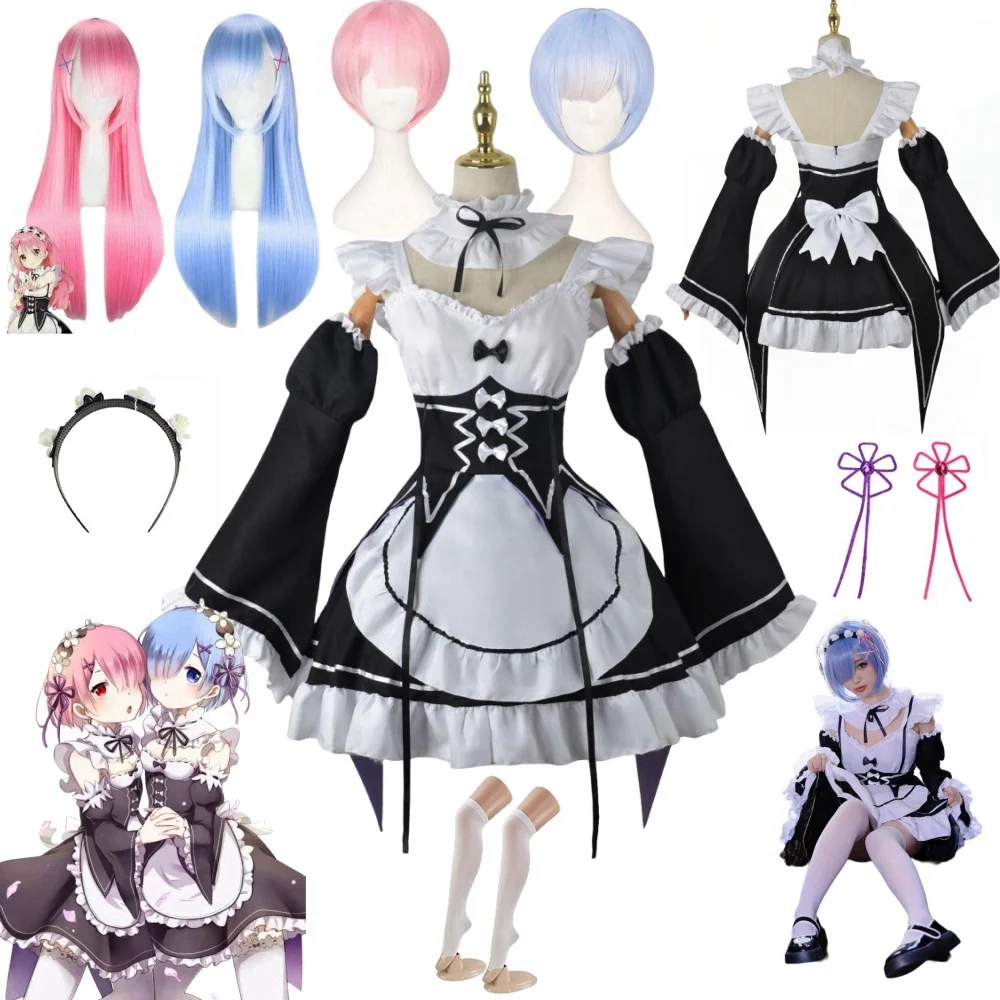 Costumi Cosplay Anime Ram Rem  - Anime Cosplay Rem recensione e prezzo