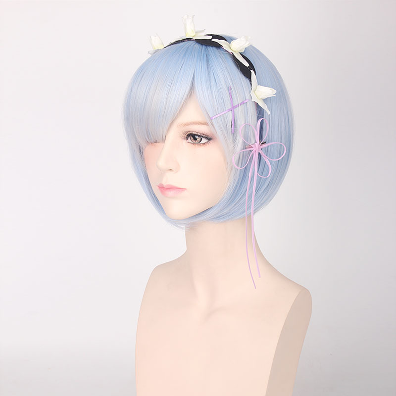 Parrucca cosplay di Ram Rem da - Cosplay Duo Anime recensione e prezzo