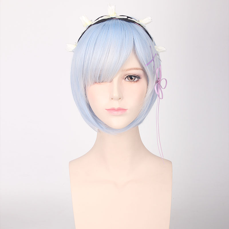 Parrucca cosplay di Ram Rem da - Cosplay Duo Anime recensione e prezzo