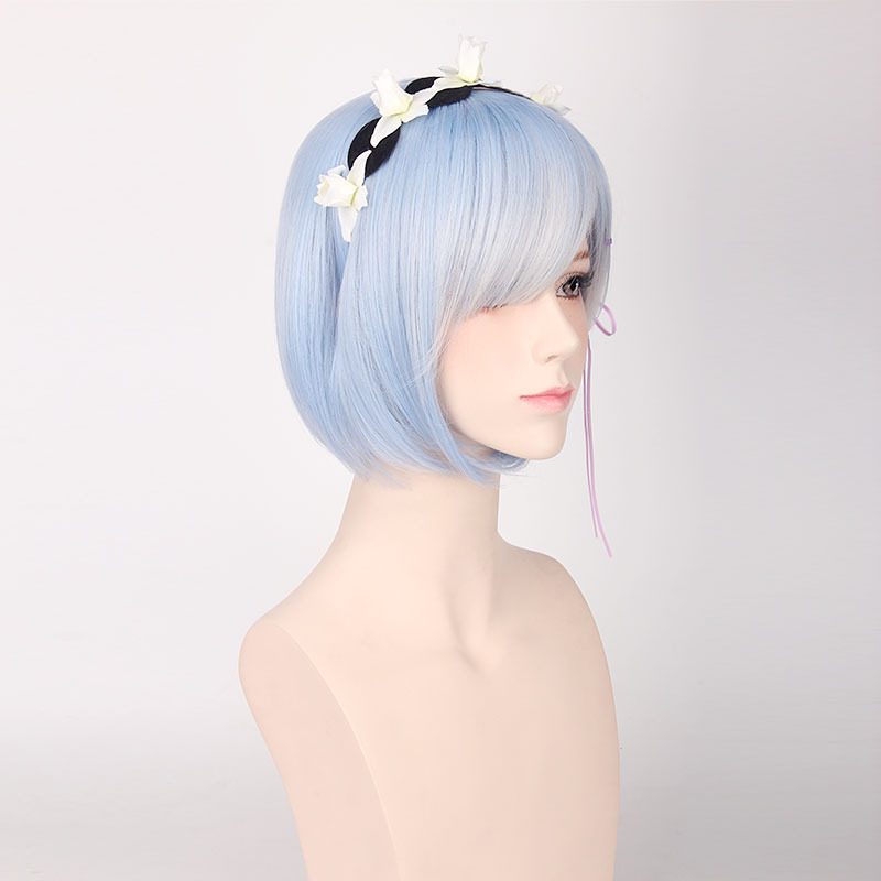 Parrucca cosplay di Ram Rem da - Cosplay Duo Anime recensione e prezzo