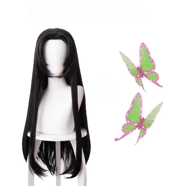 Parrucca Anime Kochou Kanae Ki - Anime Cosplay Long Black Hair recensione e prezzo