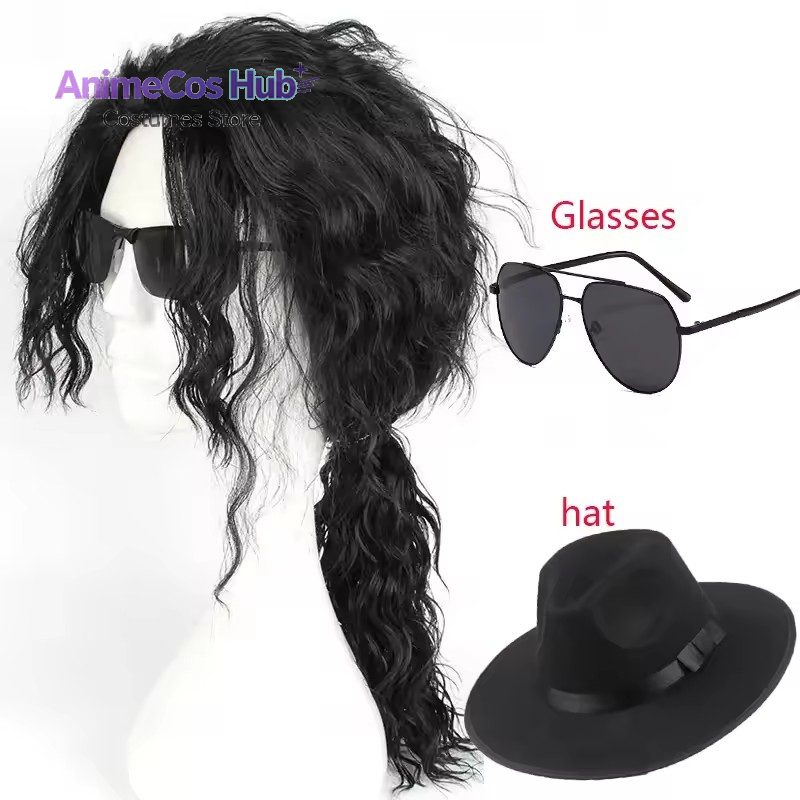 Parrucca Nera per Cosplay di M - Anime Cosplay Long Black Hair recensione e prezzo