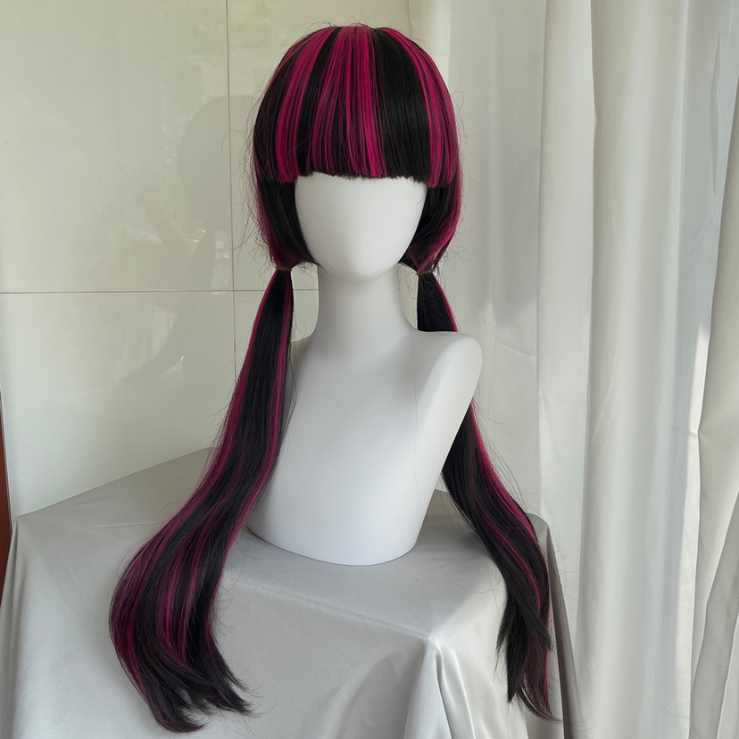 Parrucca Cosplay Draculaura di - Anime Cosplay Long Black Hair recensione e prezzo