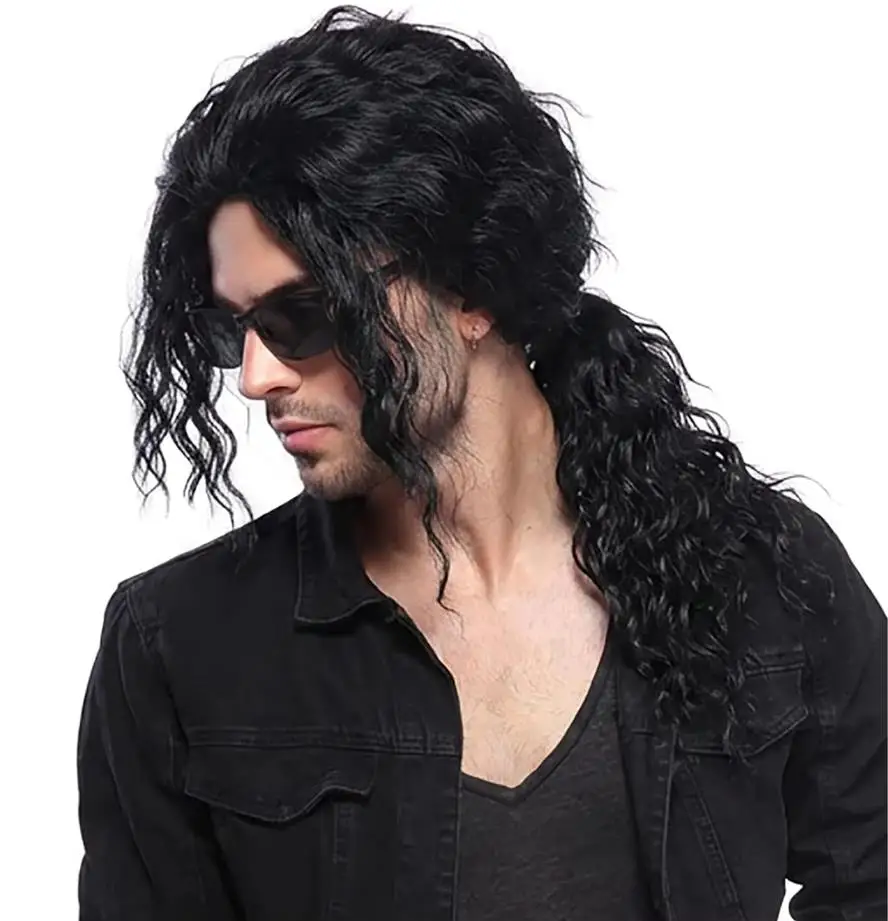 Parrucca Nera per Cosplay di M - Anime Cosplay Long Black Hair recensione e prezzo